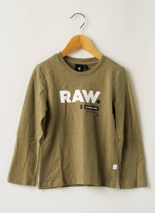 Tricou kaki G STAR băiat