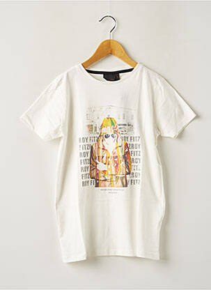 Tricou ecru BECKARO băiat