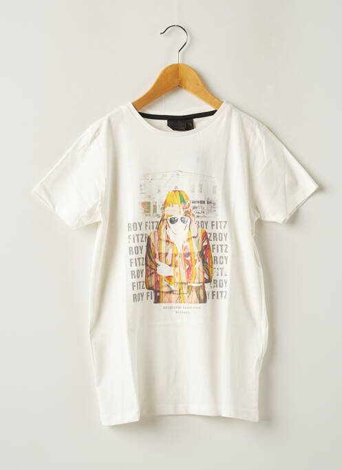 Tricou ecru BECKARO băiat