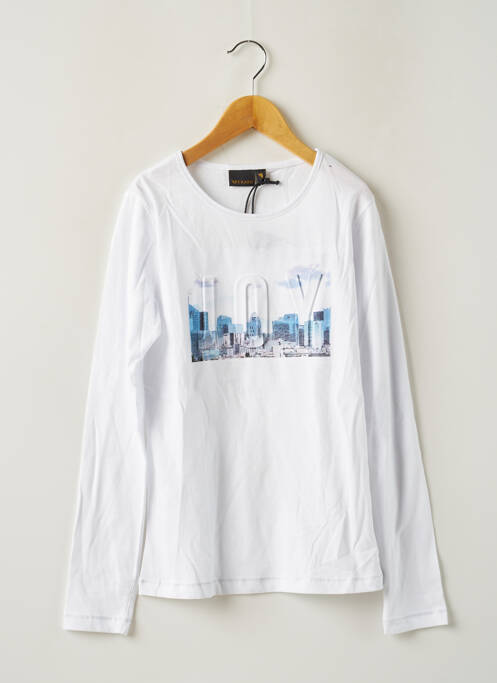 Tricou alb BECKARO fată