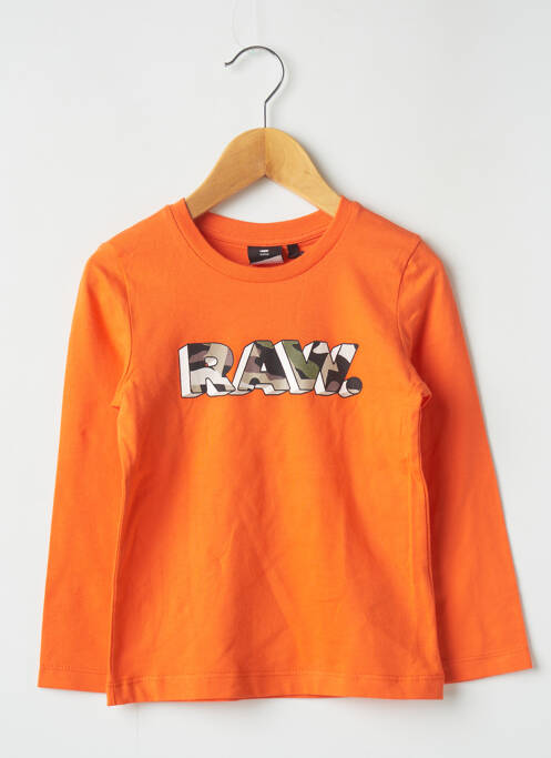 Tricou portocaliu G STAR băiat