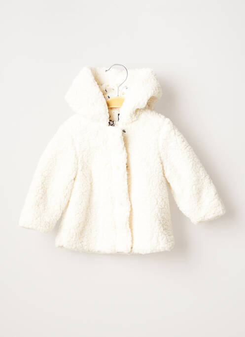 Palton scurt ecru 3 POMMES fată