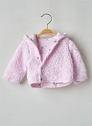 Palton scurt roz 3 POMMES copil