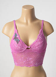 Sutien fără armatură bralete violet TRIUMPH femme