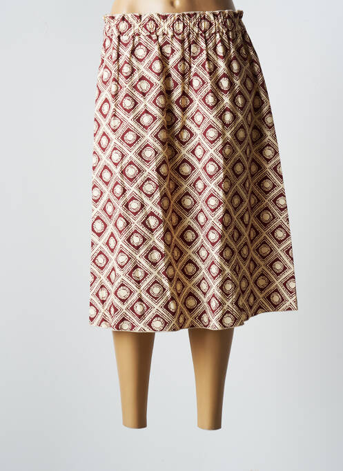 Fustă midi maro CHLOÉ STORA femeie