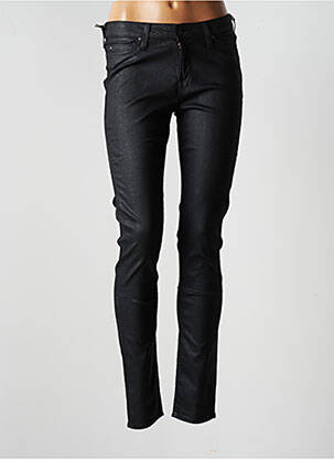 Blugi skinny elasticitate talie joasă negru LEE femeie