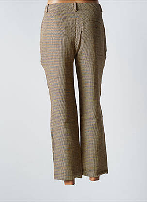 Pantalon 7/8 talie înaltă talie înaltă bej BELLA JONES femeie