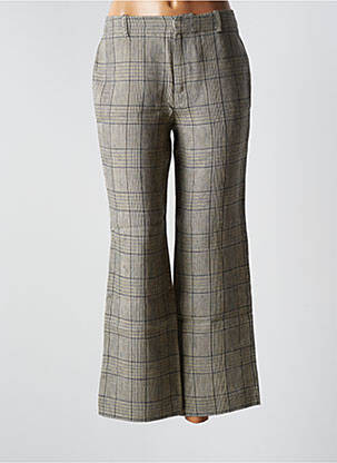 Pantalon 7/8 închidere cu fermoar sub clapetă cu cârlig mărime normală verde BELLA JONES femeie