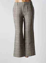 Pantalon 7/8 închidere cu fermoar sub clapetă cu cârlig mărime normală verde BELLA JONES femeie