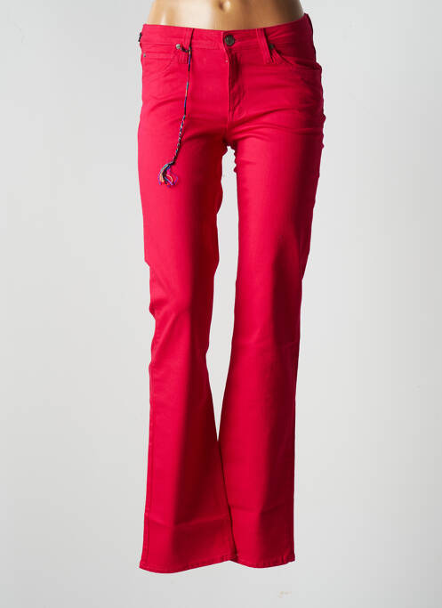 Blugi cu croială dreaptă roz LEE femeie