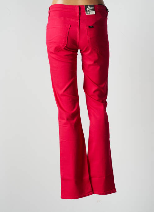 Blugi cu croială dreaptă roz LEE femeie