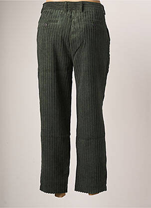 Pantalon chino închidere cu fermoar sub clapetă cu nasturi mărime normală verde HOD femeie