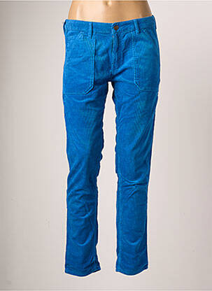 Pantalon slim albastru ACQUAVERDE femeie