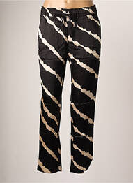 Pantalon slim talie elastică mărime normală negru LEON & HARPER femeie