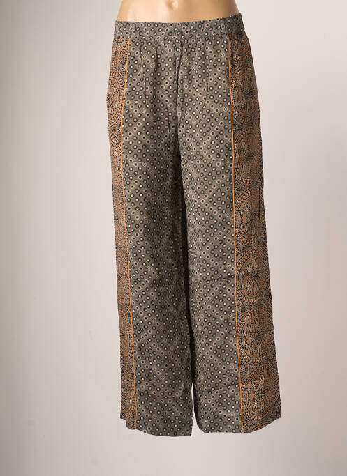 Pantalon larg verde STELLA FOREST femeie