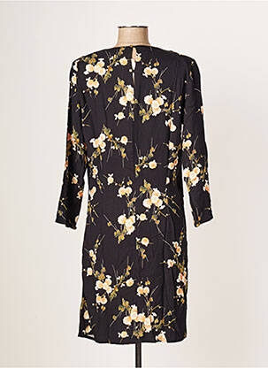 Rochie midi imprimeu floral mâneci lungi negru MY SUNDAY MORNING femeie