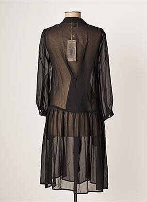 Rochie midi mâneci lungi mâneci lungi negru ATTIC AND BARN femeie