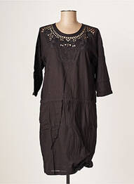 Rochie midi mâneci 3/4 mâneci 3/4 negru JOLIE JOLIE PAR PETITE MENDIGOTE femme