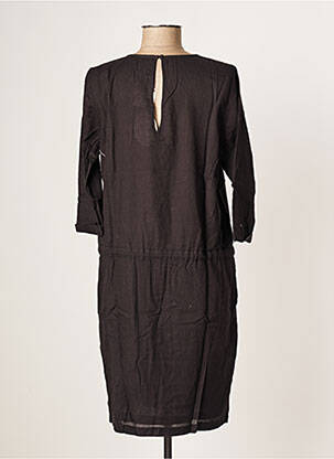 Rochie midi mâneci 3/4 mâneci 3/4 negru JOLIE JOLIE PAR PETITE MENDIGOTE femeie