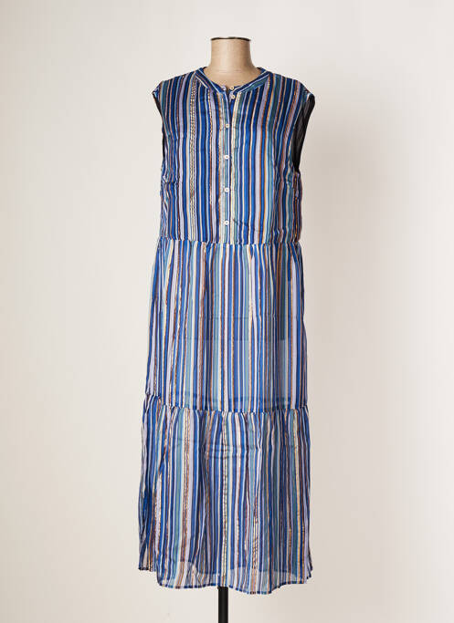 Rochie lungă albastru SET femeie