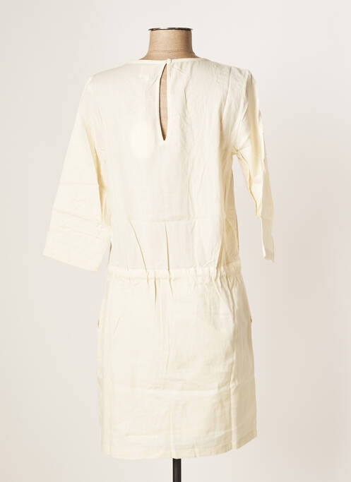 Rochie midi bej JOLIE JOLIE PAR PETITE MENDIGOTE femeie