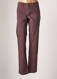 Pantalon chino elasticitate mărime normală violet DELAHAYE bărbat