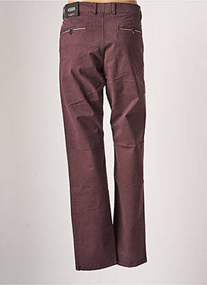 Pantalon chino elasticitate mărime normală violet DELAHAYE bărbat