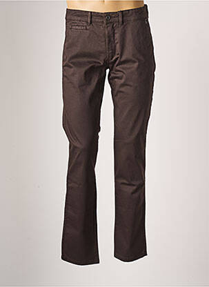 Pantalon chino maro DELAHAYE bărbat