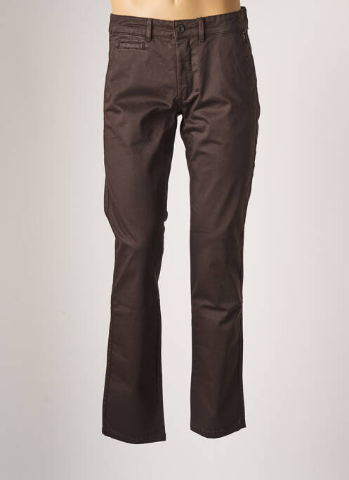 Pantalon chino maro DELAHAYE bărbat