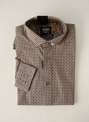 Cămașă cu mâneci lungi bej DELAHAYE bărbat