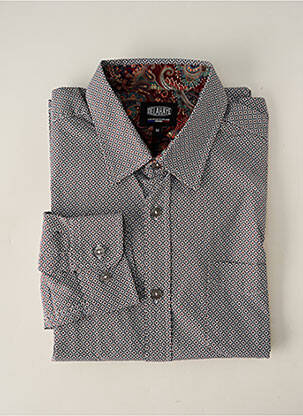 Cămașă cu mâneci lungi maro DELAHAYE bărbat