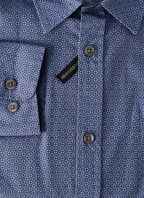 Cămașă cu mâneci lungi albastru DELAHAYE bărbat