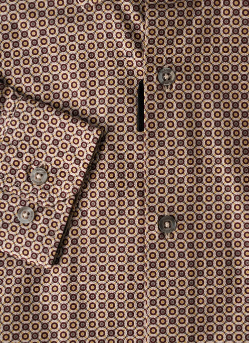 Cămașă cu mâneci lungi bej DELAHAYE bărbat