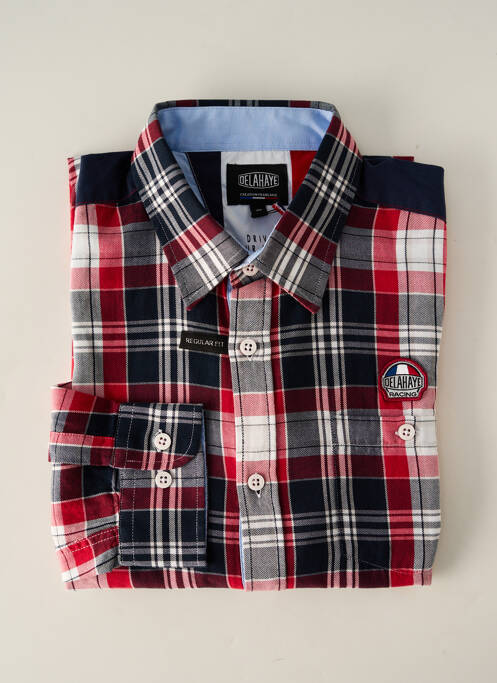 Cămașă cu mâneci lungi roșu DELAHAYE bărbat