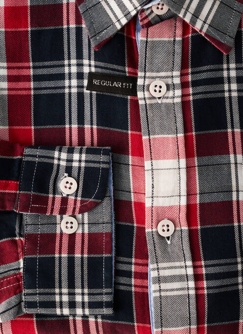 Cămașă cu mâneci lungi roșu DELAHAYE bărbat