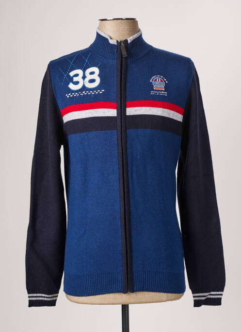 Vestă cu mâneci lungi albastru DELAHAYE bărbat