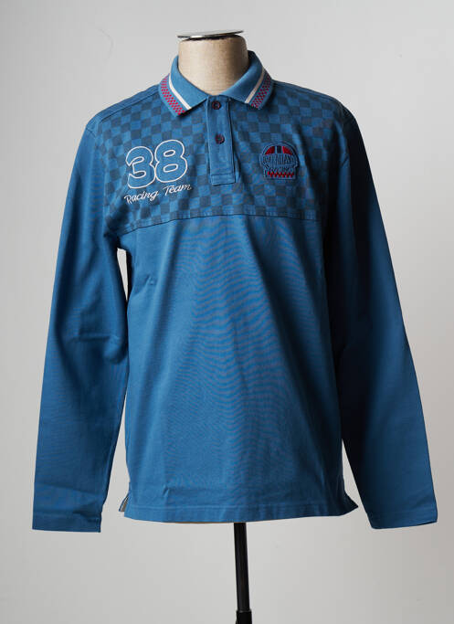 Polo albastru DELAHAYE bărbat