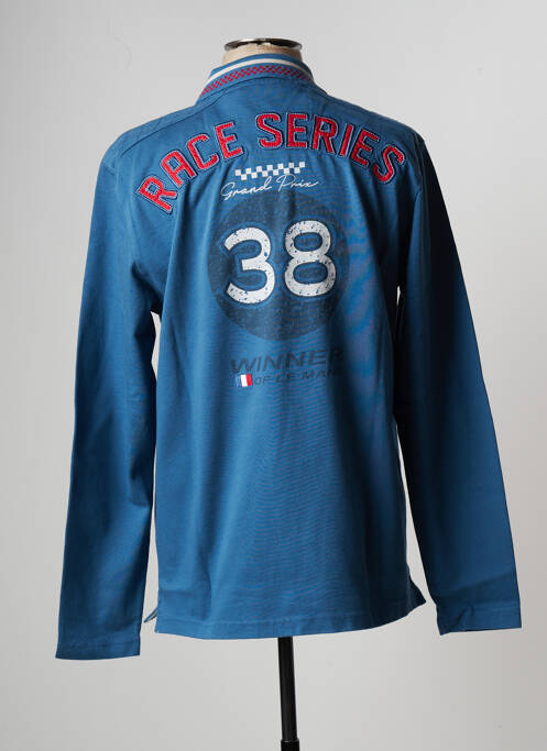 Polo albastru DELAHAYE bărbat