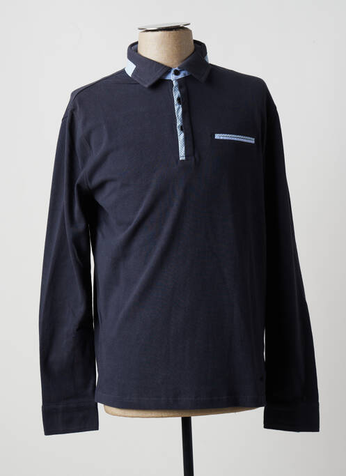 Polo albastru DELAHAYE bărbat