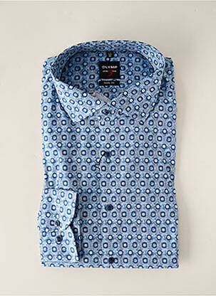 Cămașă cu mâneci lungi albastru OLYMP bărbat