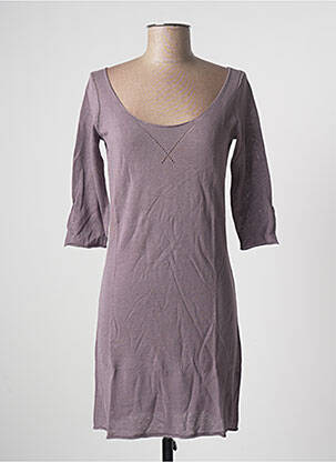 Rochie scurtă mâneci 3/4 mâneci 3/4 violet TEENFLO femeie
