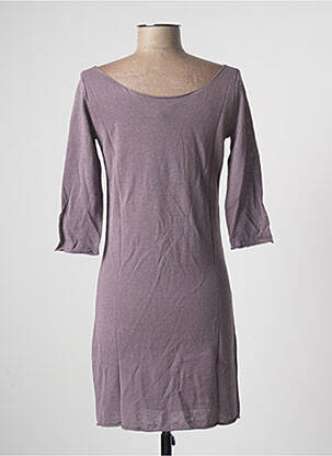 Rochie scurtă mâneci 3/4 mâneci 3/4 violet TEENFLO femeie