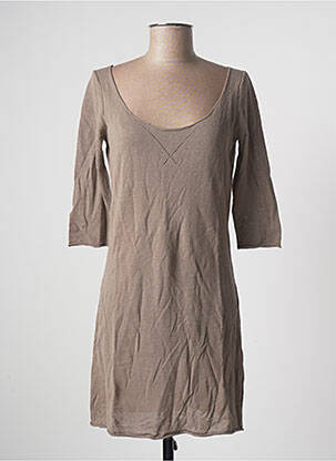 Rochie scurtă maro TEENFLO femeie