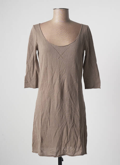 Rochie scurtă maro TEENFLO femeie