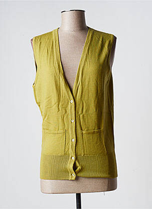 Vestă fără mâneci verde STEFAN GREEN femeie