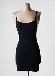 Rochie scurtă fără mâneci fără mâneci negru TEENFLO femme