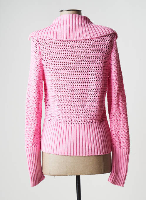 Vestă cu mâneci lungi roz STEFAN GREEN femeie