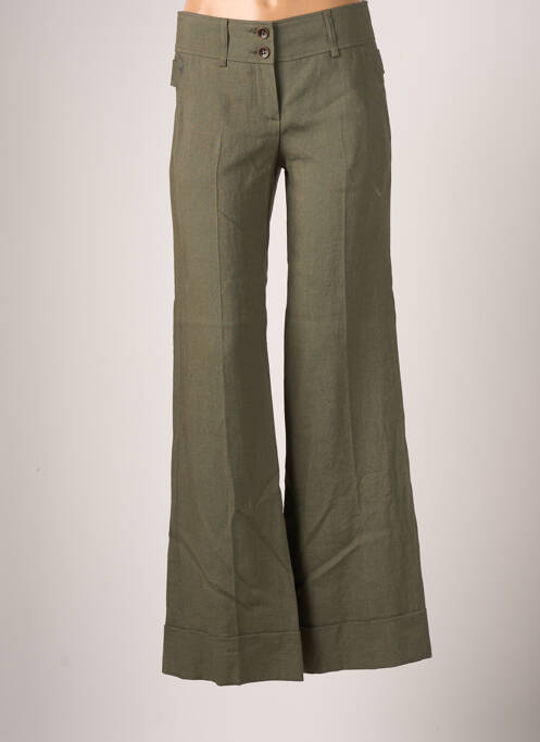 Pantalon larg verde TEENFLO femeie