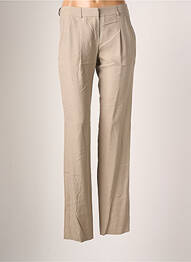 Pantalon chino țesătură poplin mărime normală bej TEENFLO femme