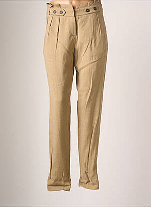 Pantalon drept bej TEENFLO femeie